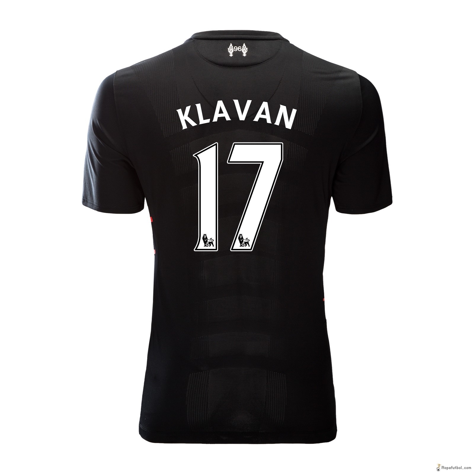 Camiseta Liverpool Replica Segunda Ropa Klavan 2016/17 Negro